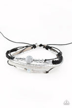 Load image into Gallery viewer, Paparazzi "Take A SPACEWALK" Black Bracelet Paparazzi Jewelry
