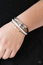 Load image into Gallery viewer, Paparazzi "Take A SPACEWALK" Black Bracelet Paparazzi Jewelry
