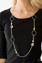 Load image into Gallery viewer, Paparazzi Very Visionary - Yellow Necklace

