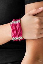 Load image into Gallery viewer, Paparazzi Outback Odyssey - Pink Bracelet
