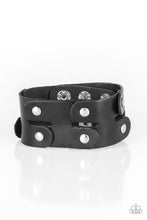 Load image into Gallery viewer, Paparazzi "Downright Desperado" Black Bracelet Paparazzi Jewelry
