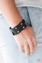 Load image into Gallery viewer, Paparazzi "Downright Desperado" Black Bracelet Paparazzi Jewelry

