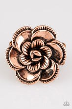 Load image into Gallery viewer, Paparazzi "FLOWERBED and Breakfast" Copper Ring Paparazzi Jewelry

