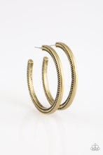 Load image into Gallery viewer, Paparazzi "This Is My Tribe" Brass Post Earrings Paparazzi Jewelry
