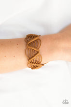 Load image into Gallery viewer, Paparazzi VINTAGE VAULT "Rise To The Bait" Brown Urban Bracelet Unisex Paparazzi Jewelry

