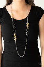 Load image into Gallery viewer, Paparazzi Flirty Foxtrot - Yellow Necklace
