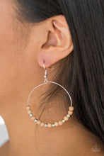 Load image into Gallery viewer, Paparazzi Stone Spa - Brown Earrings
