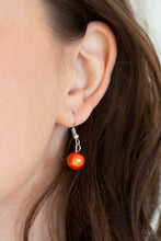 Load image into Gallery viewer, Paparazzi "Rockin Rockette" Orange Necklace &amp; Earring Set Paparazzi Jewelry
