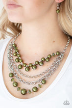 Load image into Gallery viewer, Paparazzi Rockin Rockette - Green Necklace
