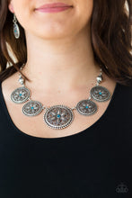 Load image into Gallery viewer, Paparazzi Written In The STAR LILIES - Blue Necklace
