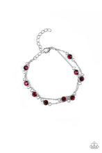 Load image into Gallery viewer, Paparazzi VINTAGE VAULT "Spotlight Starlight" Red Bracelet Paparazzi Jewelry
