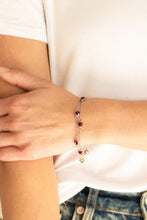 Load image into Gallery viewer, Paparazzi VINTAGE VAULT "Spotlight Starlight" Red Bracelet Paparazzi Jewelry
