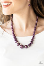 Load image into Gallery viewer, Paparazzi Party Pearls - Purple Necklace

