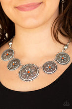 Load image into Gallery viewer, Paparazzi Written In The STAR LILIES - Orange Necklace
