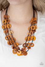 Load image into Gallery viewer, Paparazzi "Wonderfully Walla Walla" Orange Necklace &amp; Earring Set Paparazzi Jewelry
