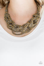 Load image into Gallery viewer, Paparazzi City Catwalk - Brass Necklace
