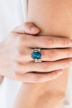 Load image into Gallery viewer, Paparazzi "Color Me Confident" Blue Ring Paparazzi Jewelry
