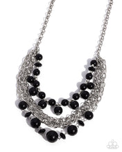 Load image into Gallery viewer, Paparazzi Rockin Rockette - Black Necklace
