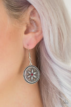 Load image into Gallery viewer, Paparazzi Written In The STAR LILIES - Red Necklace
