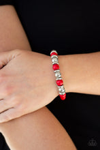 Load image into Gallery viewer, Paparazzi Across The Mesa - Red Bracelet
