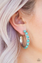 Load image into Gallery viewer, Paparazzi Western Watering Hole - Blue Earrings
