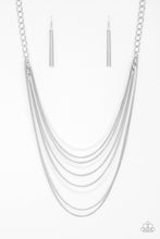 Load image into Gallery viewer, Paparazzi "Rebel Rainbow" White Necklace &amp; Earring Set Paparazzi Jewelry
