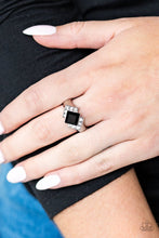 Load image into Gallery viewer, Paparazzi Wallstreet Winner - Black Ring
