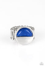 Load image into Gallery viewer, Paparazzi VINTAGE VAULT "Stone Seeker" Blue Ring Paparazzi Jewelry
