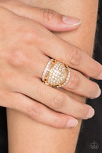 Load image into Gallery viewer, Paparazzi The Seven-FIGURE Itch - Gold Ring
