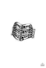 Load image into Gallery viewer, Paparazzi "Fashion Finance" Black Ring Paparazzi Jewelry
