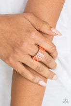 Load image into Gallery viewer, Paparazzi Rough Around The Edges - Copper Ring
