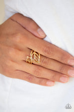 Load image into Gallery viewer, Paparazzi LEAF It All Behind - Gold Ring

