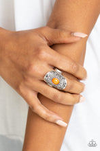 Load image into Gallery viewer, Paparazzi VINTAGE VAULT "The ZEST Of The ZEST" Orange Ring Paparazzi Jewelry
