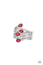 Load image into Gallery viewer, Paparazzi VINTAGE VAULT "Bling Dream" Red Ring Paparazzi Jewelry
