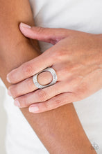Load image into Gallery viewer, Paparazzi "Tour de Contour" Silver Ring Paparazzi Jewelry
