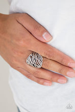 Load image into Gallery viewer, Paparazzi "Really Riveting" Silver Ring Paparazzi Jewelry
