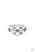 Load image into Gallery viewer, Paparazzi VINTAGE VAULT "Give It Your ZEST" White Ring Paparazzi Jewelry
