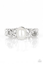 Load image into Gallery viewer, Paparazzi "Limitless Luminosity" White Ring Paparazzi Jewelry
