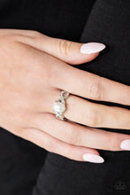 Load image into Gallery viewer, Paparazzi "Limitless Luminosity" White Ring Paparazzi Jewelry
