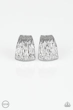 Load image into Gallery viewer, Paparazzi "Superstar Shimmer" Silver Clip On Earrings Paparazzi Jewelry
