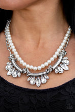 Load image into Gallery viewer, Paparazzi Bow Before The Queen - White Necklace
