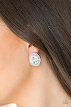 Load image into Gallery viewer, Paparazzi What Should I BLING? - White Earrings
