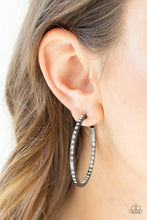 Load image into Gallery viewer, Paparazzi "Comin' Into Money!" Black Earrings Paparazzi Jewelry
