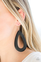 Load image into Gallery viewer, Paparazzi VINTAGE VAULT "Malibu Mimosas" Black Earrings Paparazzi Jewelry
