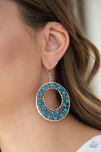 Load image into Gallery viewer, Paparazzi San Diego Samba - Blue Earrings
