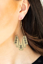 Load image into Gallery viewer, Paparazzi Arizona Adobe - Brass Earrings
