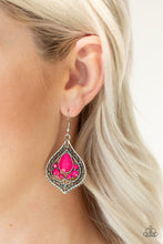 Load image into Gallery viewer, Paparazzi Malibu Mama - Pink Earrings
