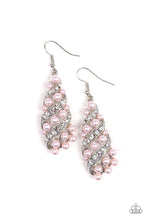 Load image into Gallery viewer, Paparazzi "Ballroom Waltz" Pink Earrings Paparazzi Jewelry
