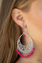 Load image into Gallery viewer, Paparazzi Malibu Mamba - Pink Earrings
