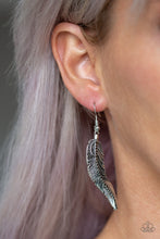 Load image into Gallery viewer, Paparazzi FOWL Play - Silver Earrings
